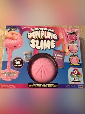 RMS VIRAL MAKE YOUR OWN DUMPLING SLIME TOY. INCl. MYSTERY DUMPLING. CREATIVE NIB